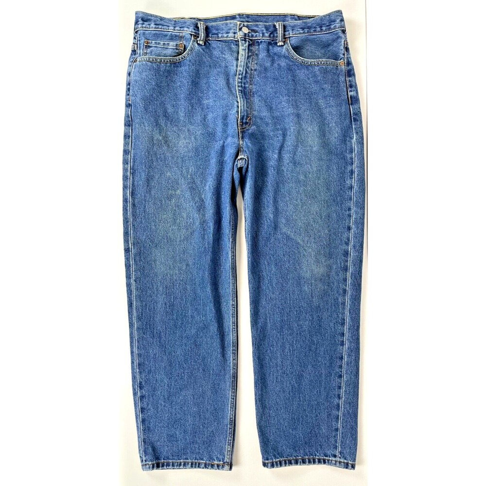 Levi's 550 Relaxed Fit Medium Wash Tapered Jeans - Men's Size 40Wx30L (J2)